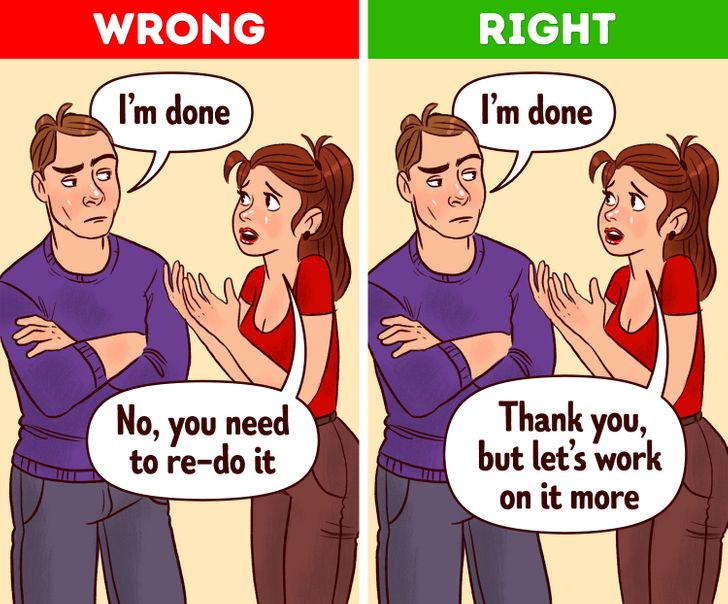 Say words of gratitude