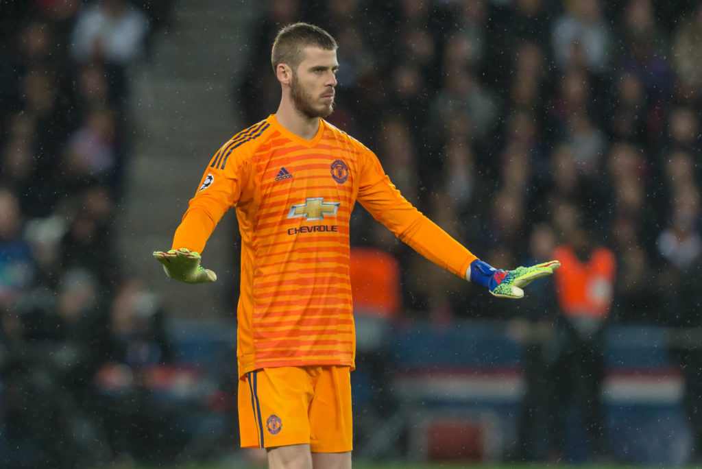 Manchester United's Spanish goalkeeper David de Gea 
