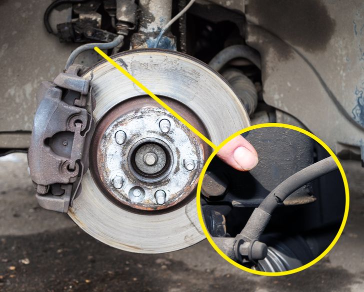 check the brake system before driving