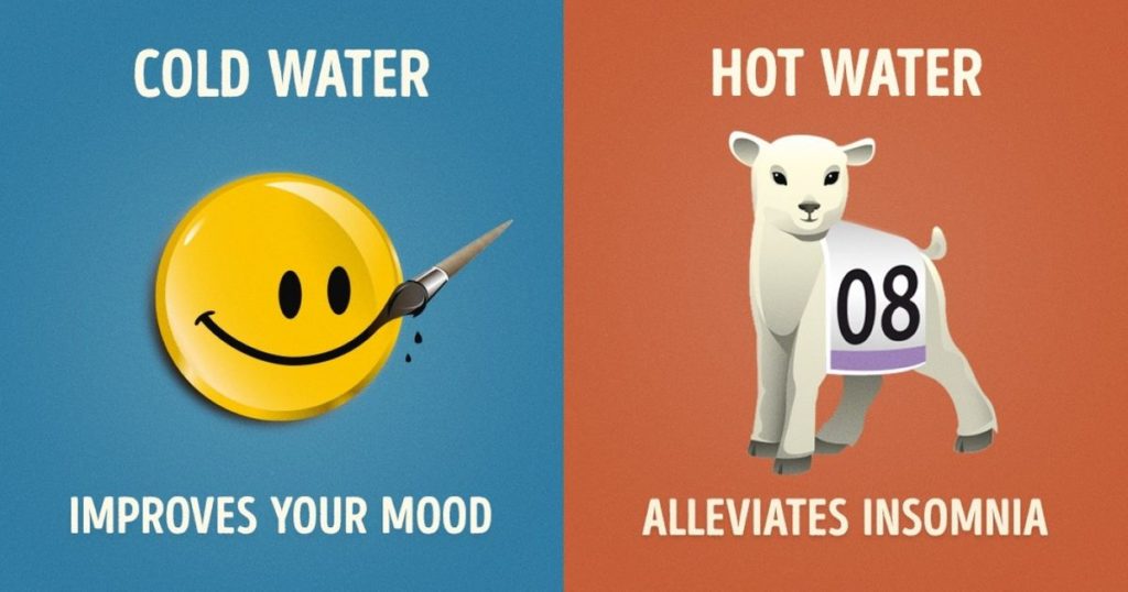 both hot and cold showers are equally good for our health
