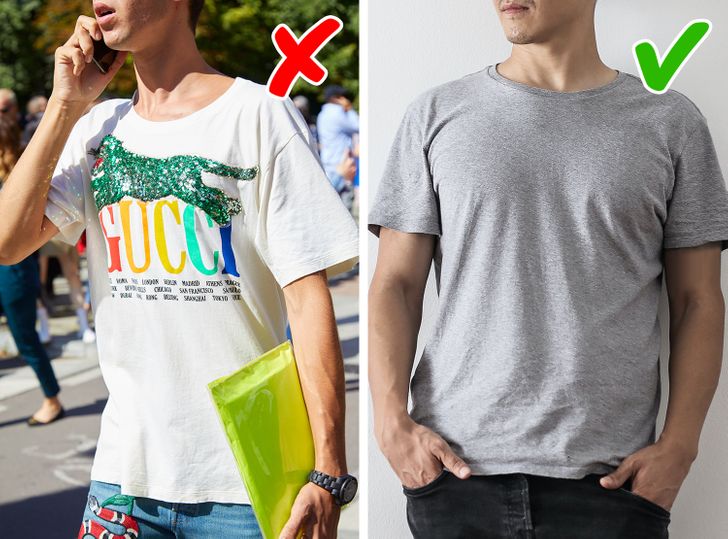 branded shirt vs comfortable shirt