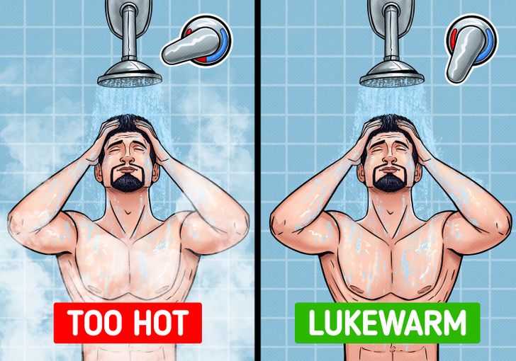 the best water temperature to take a shower