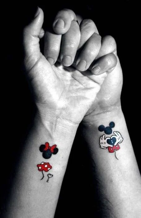disney couple tattoos