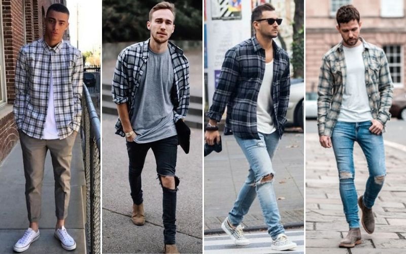 grey flannel fashion