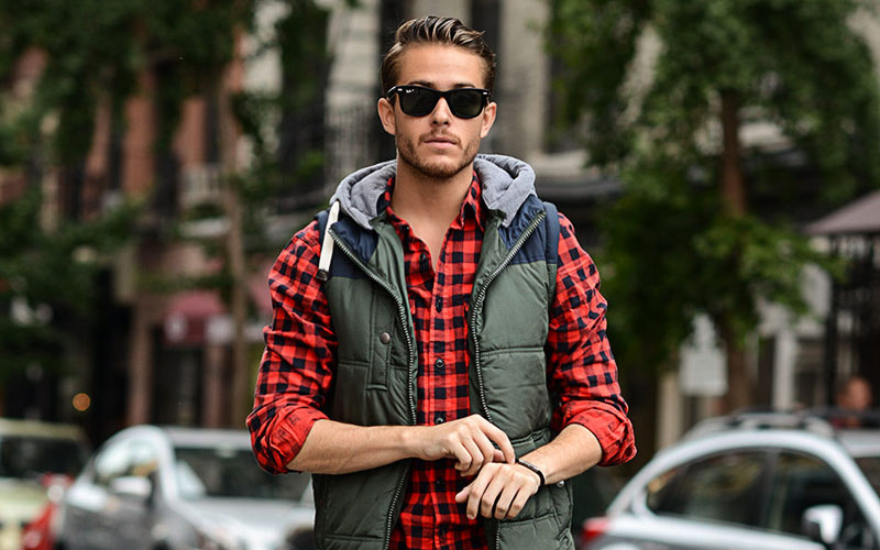 red flannel shirts for men