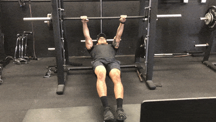 man doing workout at gym