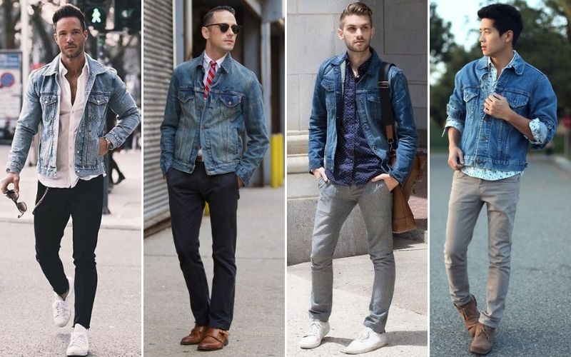 shirts and denim jacket for men