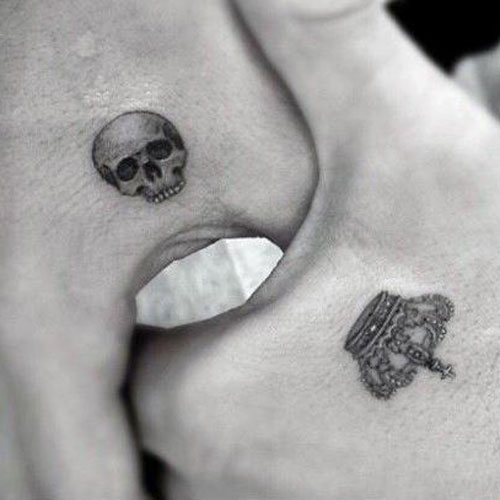 small hand tattoos for men