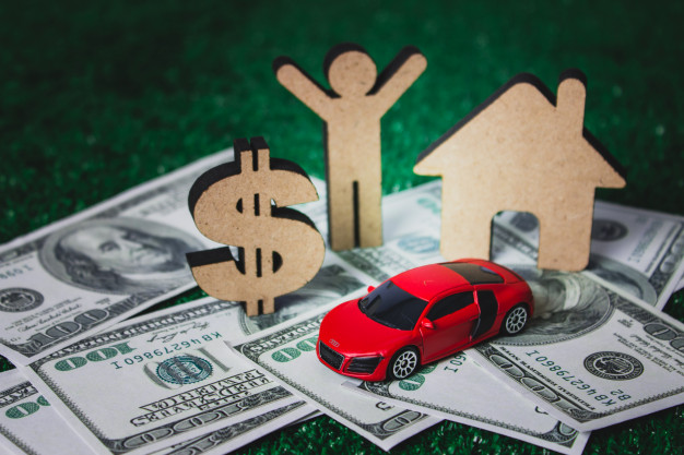  Little car and house over a lot of money 