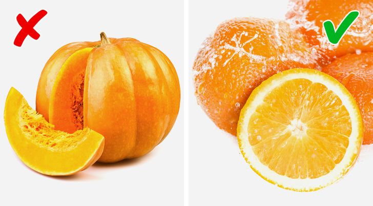 pumpkin vs oranges