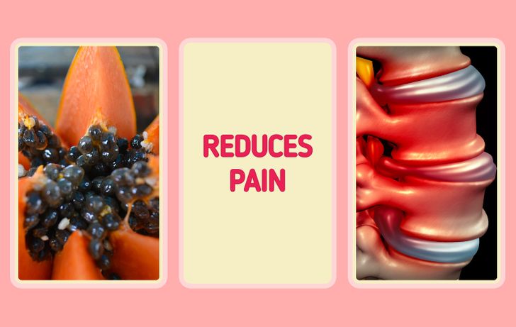 papaya for men to reduce pain
