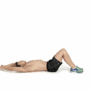 overhead crunch exercise for men