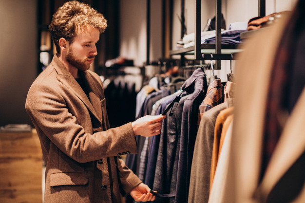 Man Buying Clothes