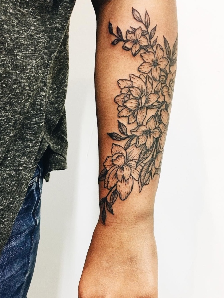 flower tattoos for men
