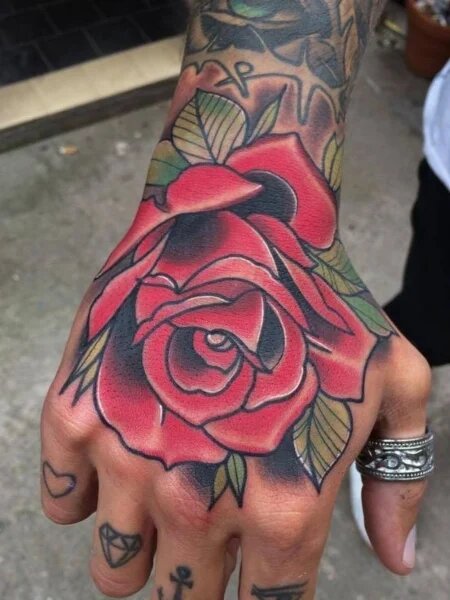 flower tattoos for men