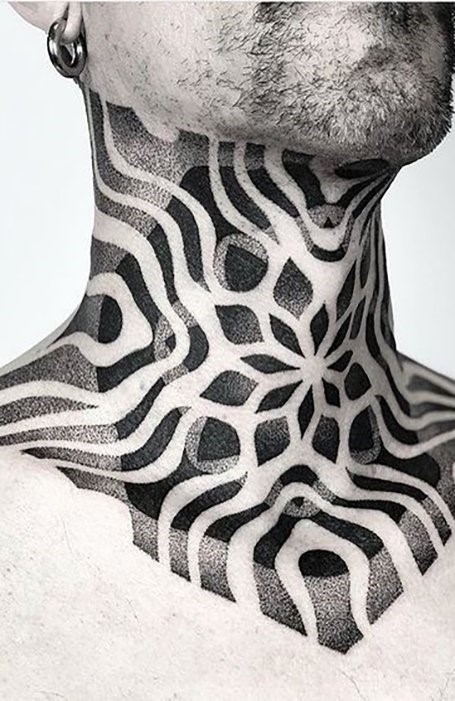 neck tattoos for men