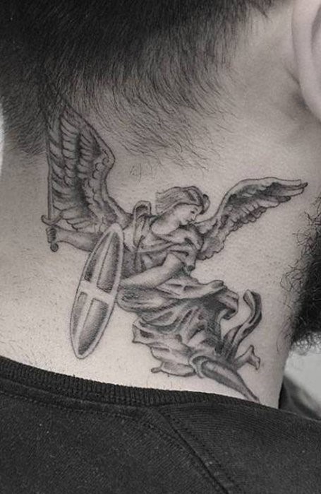 neck tattoos for men