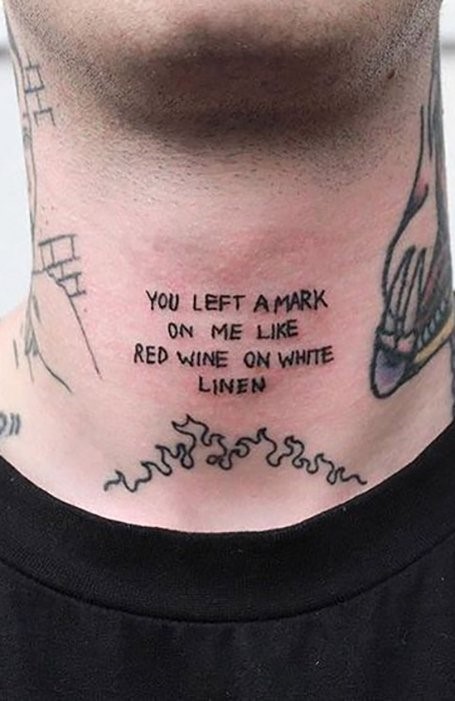 neck tattoos for men