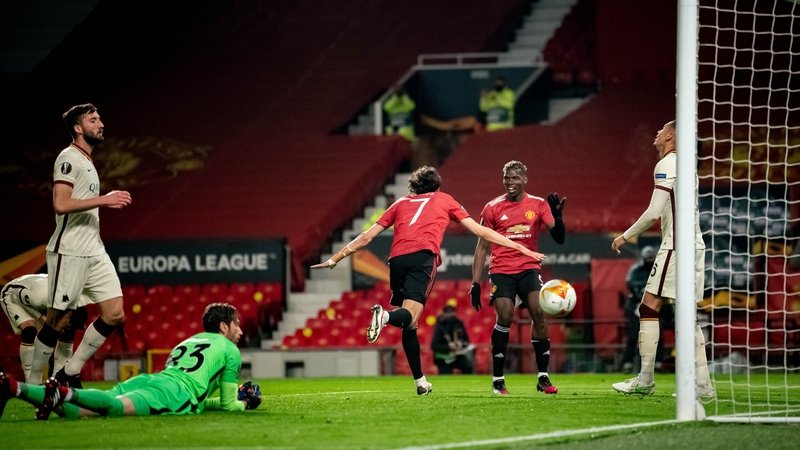 Manchester United have one foot in the Europa League final