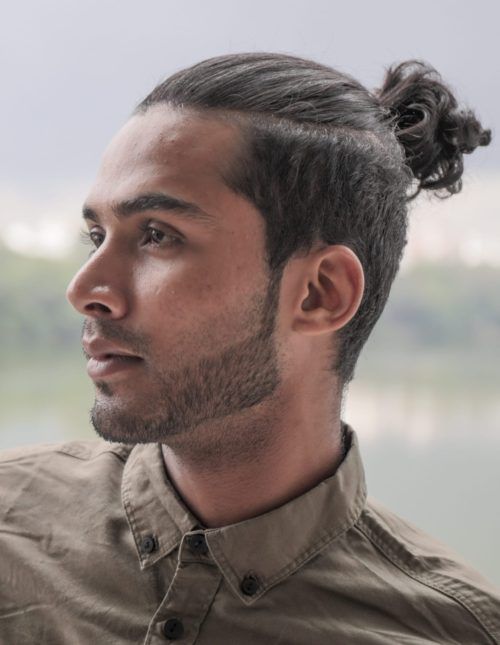 bun hairstyles for men