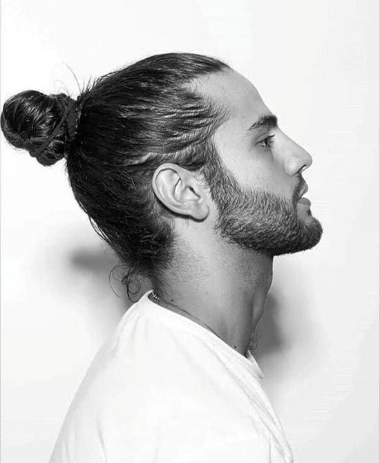 bun hairstyles for men