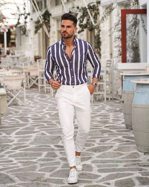 striped shirt fashion for men