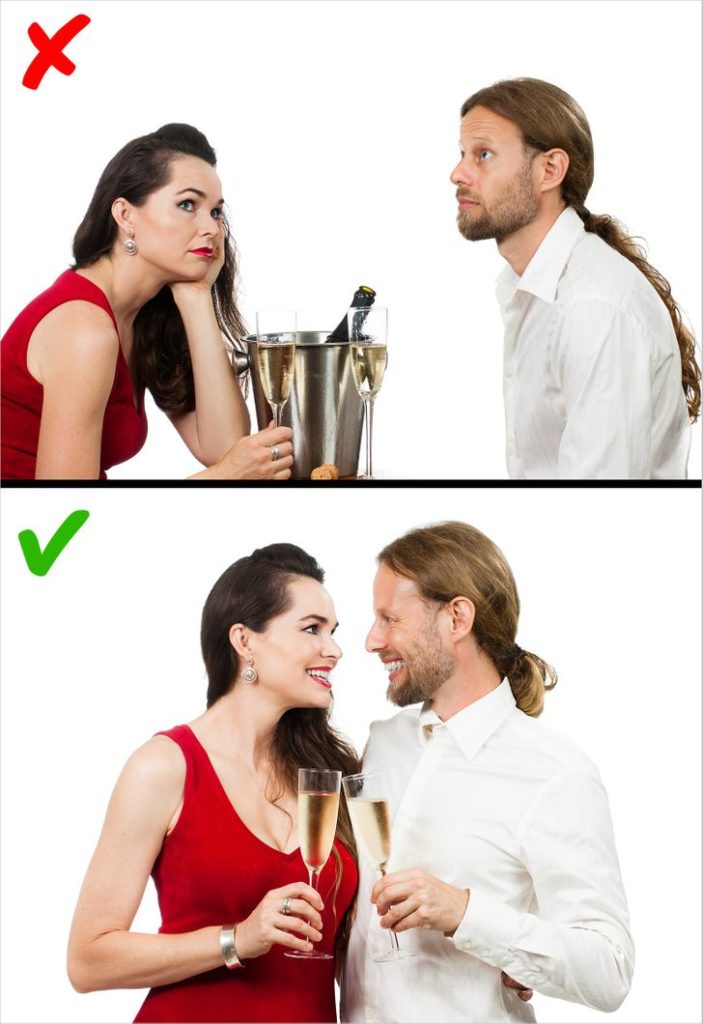 Avoiding eye-contact