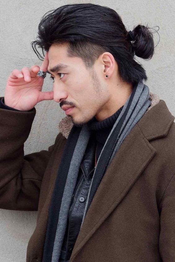 bun hairstyles for men