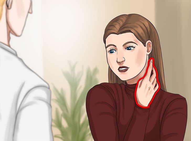 They scratch their neck