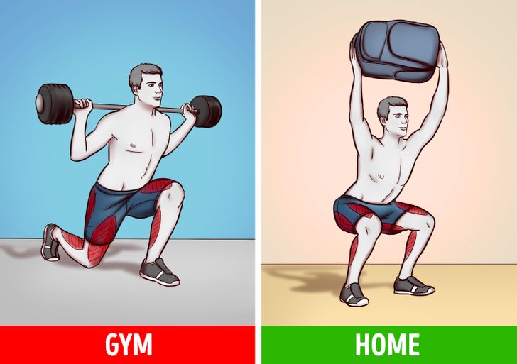 gym workout vs home workout for men