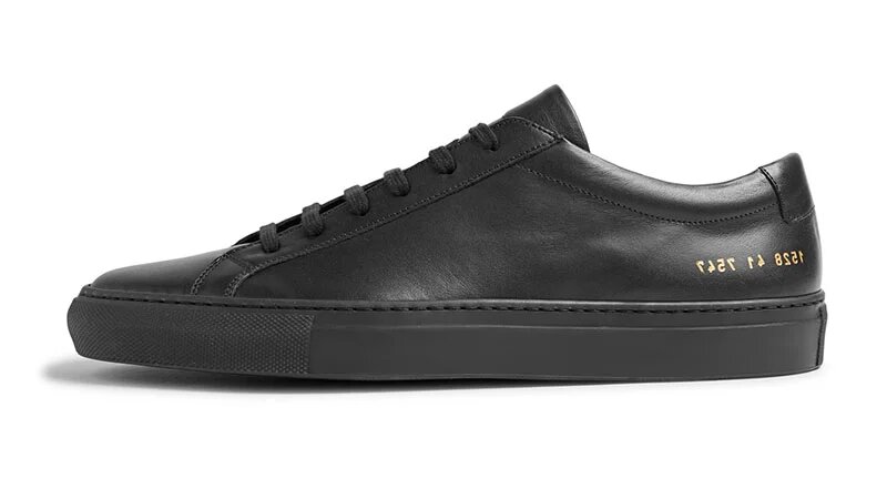 black sneakers for men