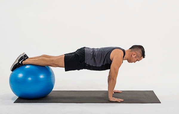 home workout with medicine ball for men