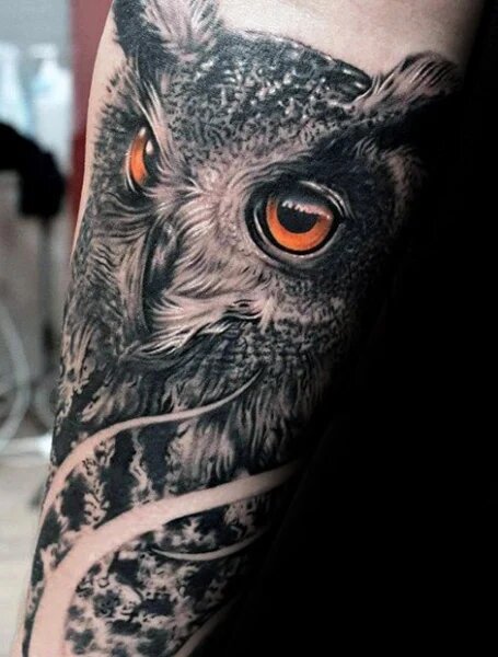 owl tattoos for men
