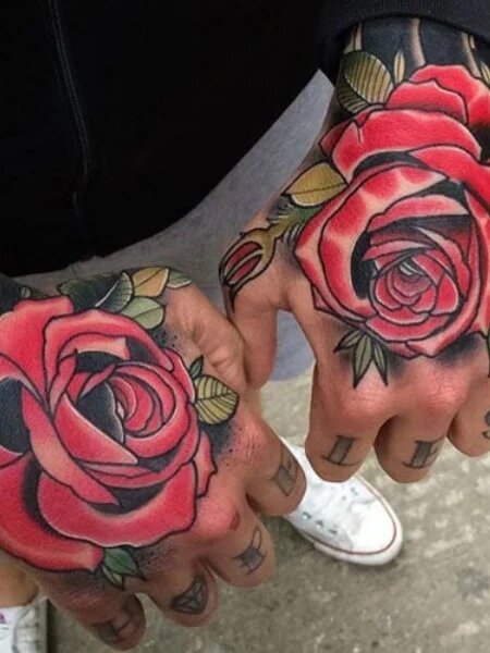 rose tattoos for men
