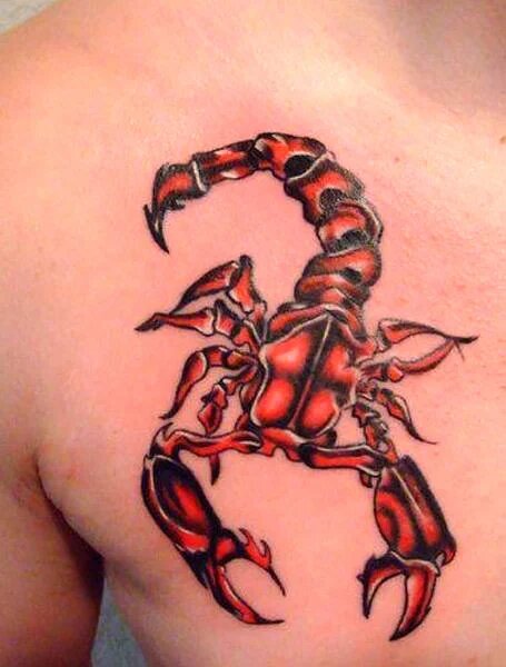 scorpian tattoos for men