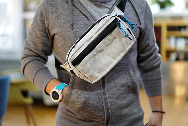 man with Cross-body bag