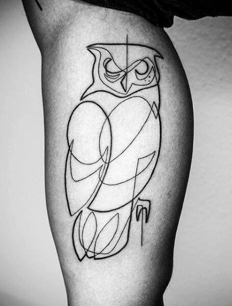 owl tattoos for men