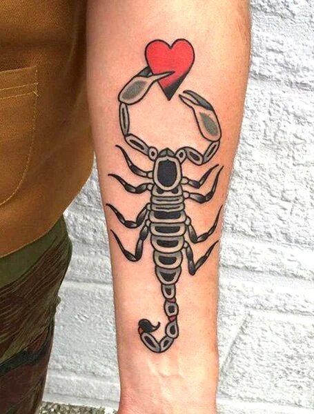 scorpian tattoos for men