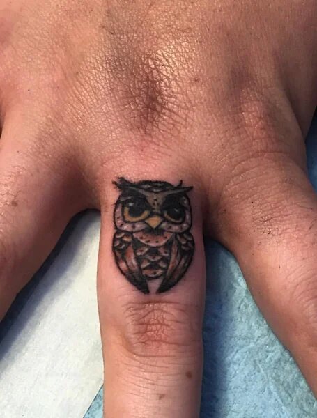 owl tattoos for men
