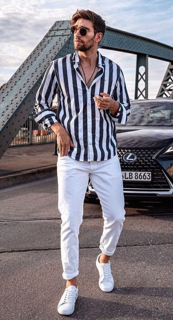 striped shirt fashion for men