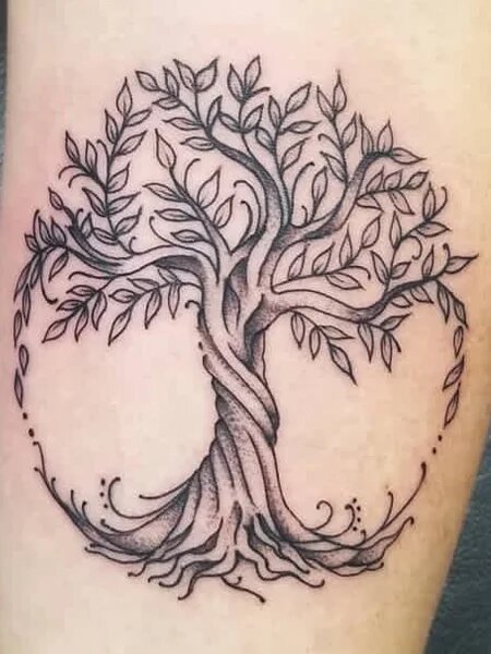 tree tattoos for men