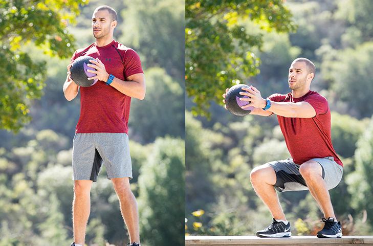 medicine ball exercise for men