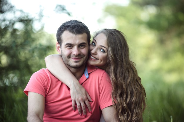 Couple on a picnic