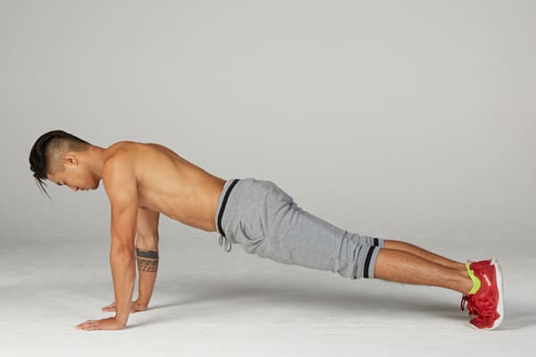 Plank exercise for men
