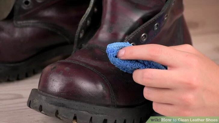 how to clean leather shoes for men