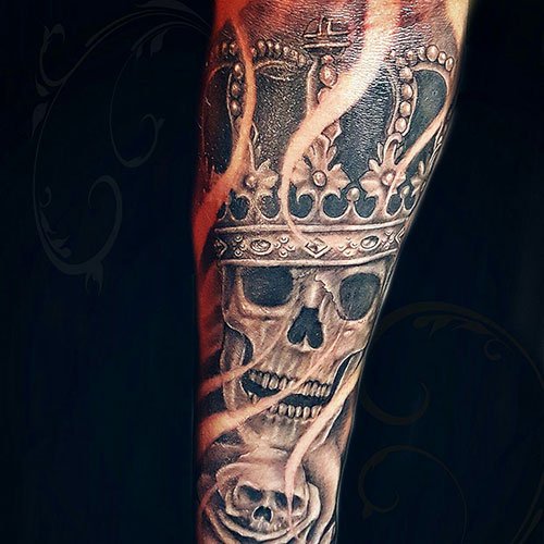 crown tattoos for men
