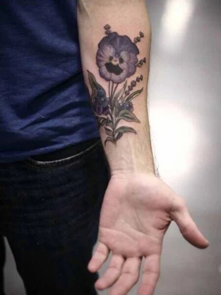 flower tattoos for men