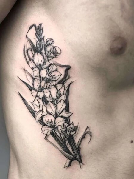 flower tattoos for men