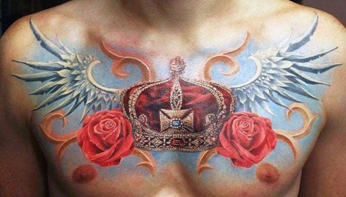 crown tattoos for men