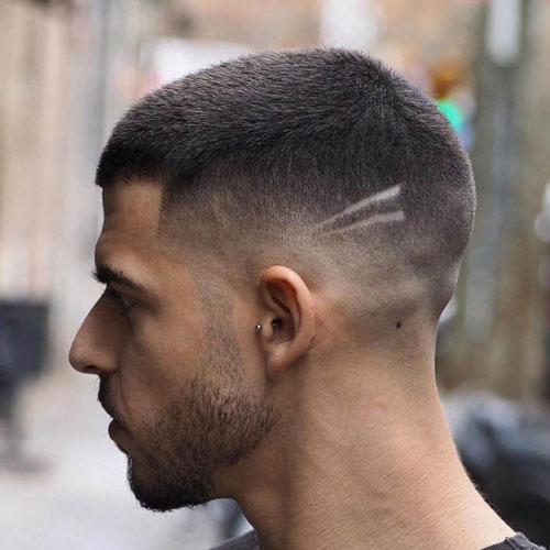 low fade haircut for men